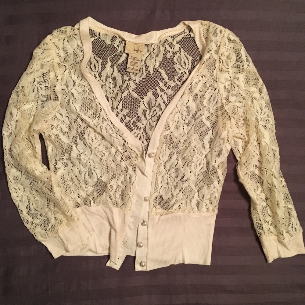Lace Daytrip cardigan